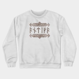 Antifa Runes - Stone Crewneck Sweatshirt